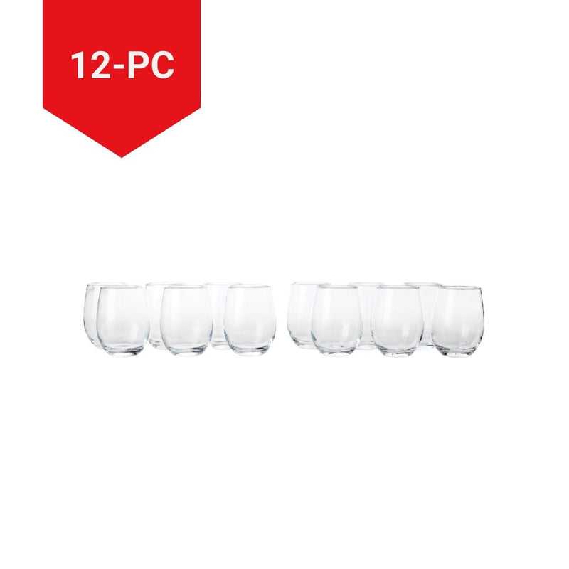 CANVAS Stemless Wine Glass Set, 18.5-oz, 12-pk N3