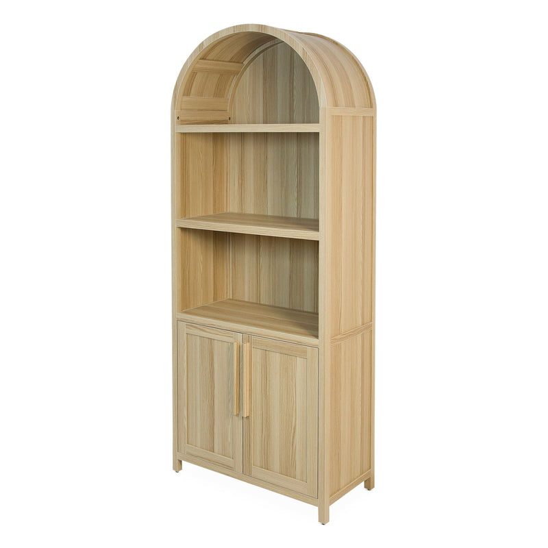 Canvas Stratford Arched Bookcase, Oak E6