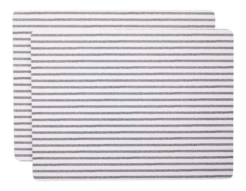 CANVAS Striped Rectangle Cork Placemat Set, Multi-Coloured, 11-in x 15-in, 2-pk A0