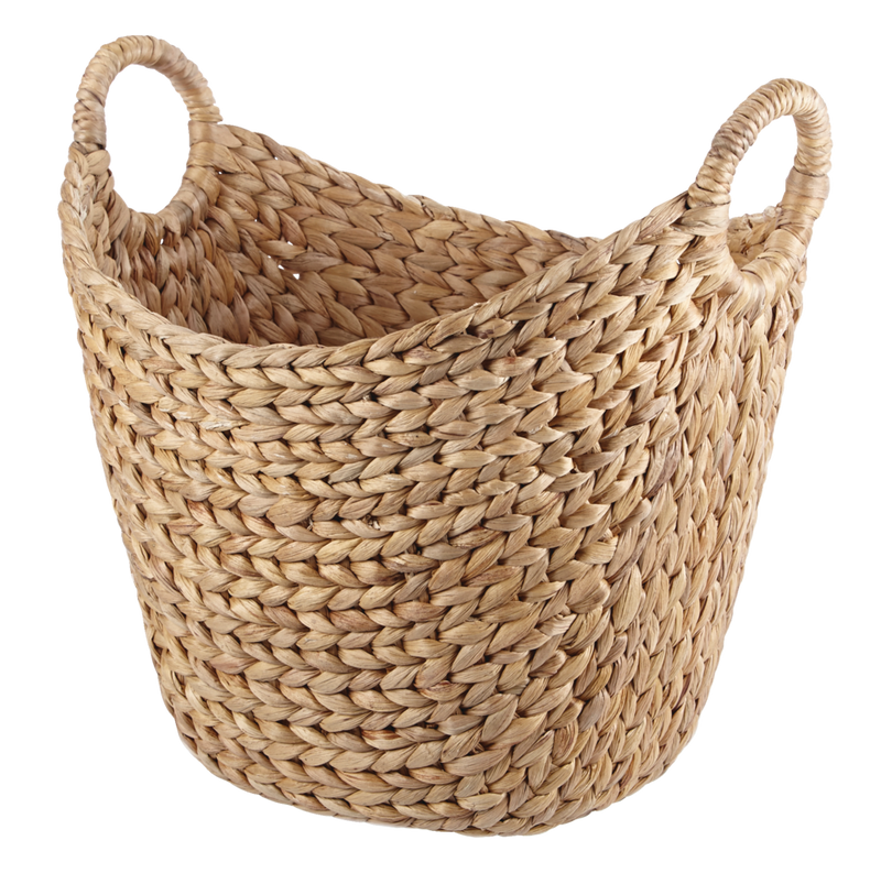 CANVAS Tess Curved Hand Woven Storage Basket, 16 x 12 x 15-in W7