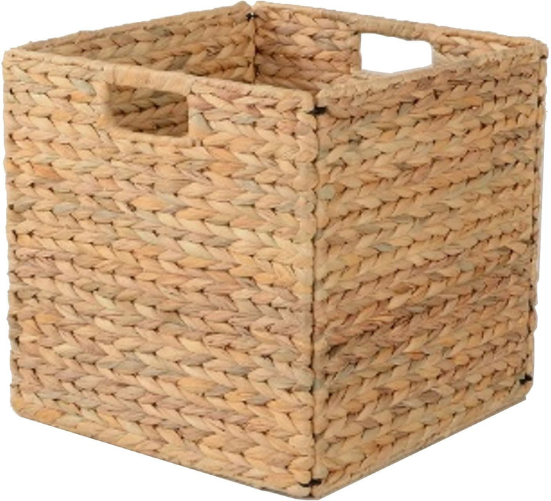 CANVAS Weiss Cube Woven Natural Material Collapsible Basket, 13 x 13-in D1