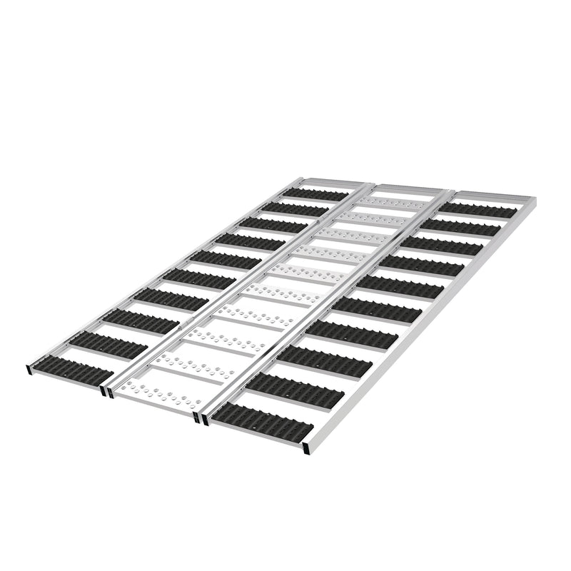 CargoMaster Aluminum Multi-Function Tri-Fold Snowmobile/ATV Ramp, 77 x 54-in, 1500-lb S3