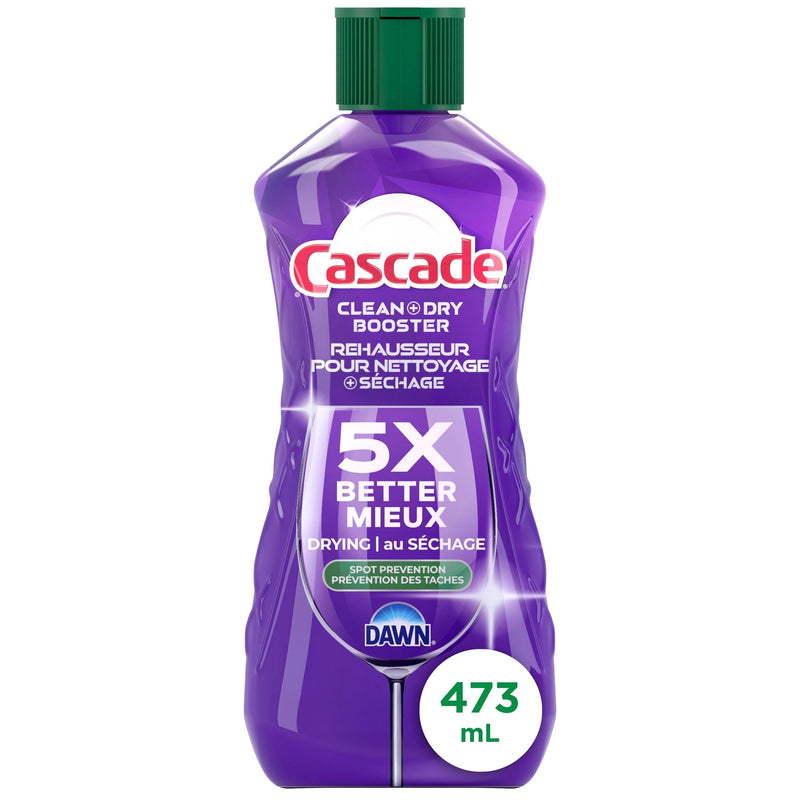 Cascade Rinse Aid Clean & Dry Dishwasher Booster, 473-mL L1