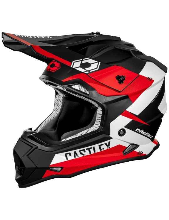 CASTLE X Youth Mode Flow MX Helmet, Matte Red S5