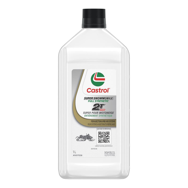 Castrol 2 Stroke Snowmobile Full Synthetic Oil Bottle N7