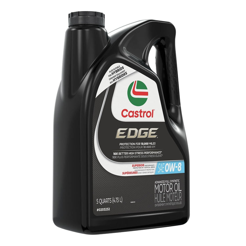 Castrol EDGE 0W8 Synthetic Motor Oil, 5-L O1