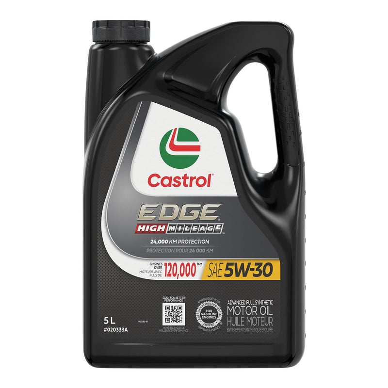 Castrol EDGE 5W30 High Mileage Synthetic Engine/Motor Oil, 5-L B6