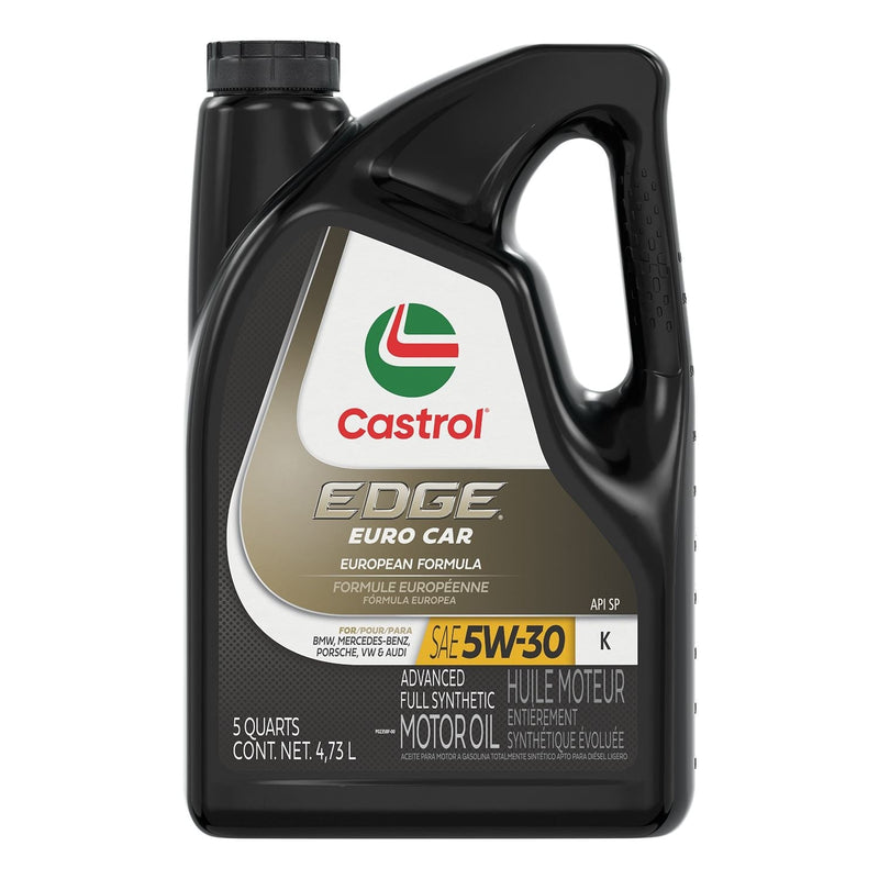 Castrol EDGE Euro K 5W30 Advanced Synthetic Engine/Motor Oil, 4.73-L W2