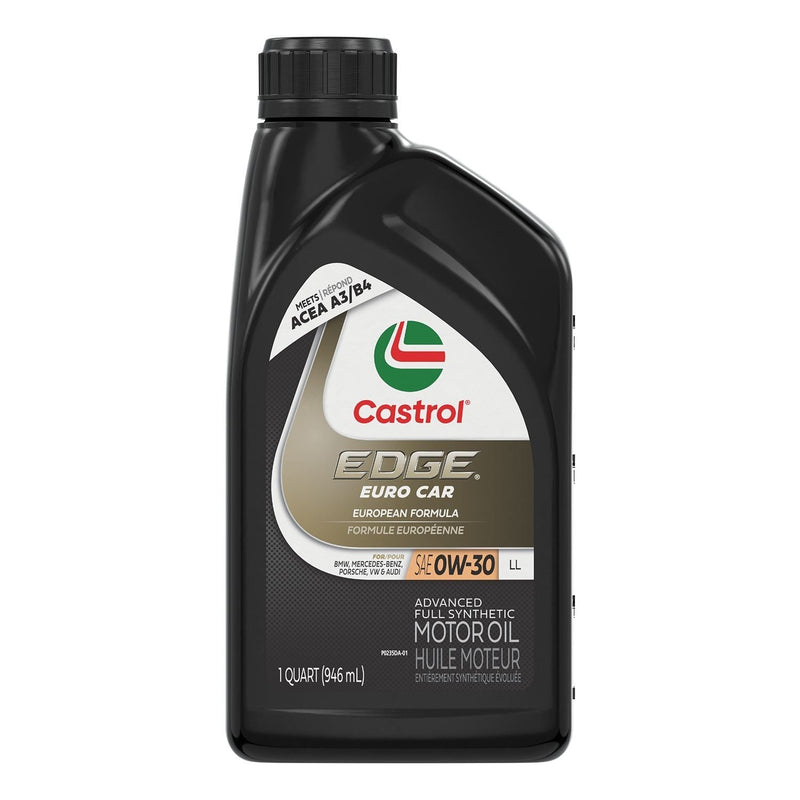 Castrol EDGE Euro LL 0W30 Advanced Synthetic Engine/Motor Oil, 946-mL M0