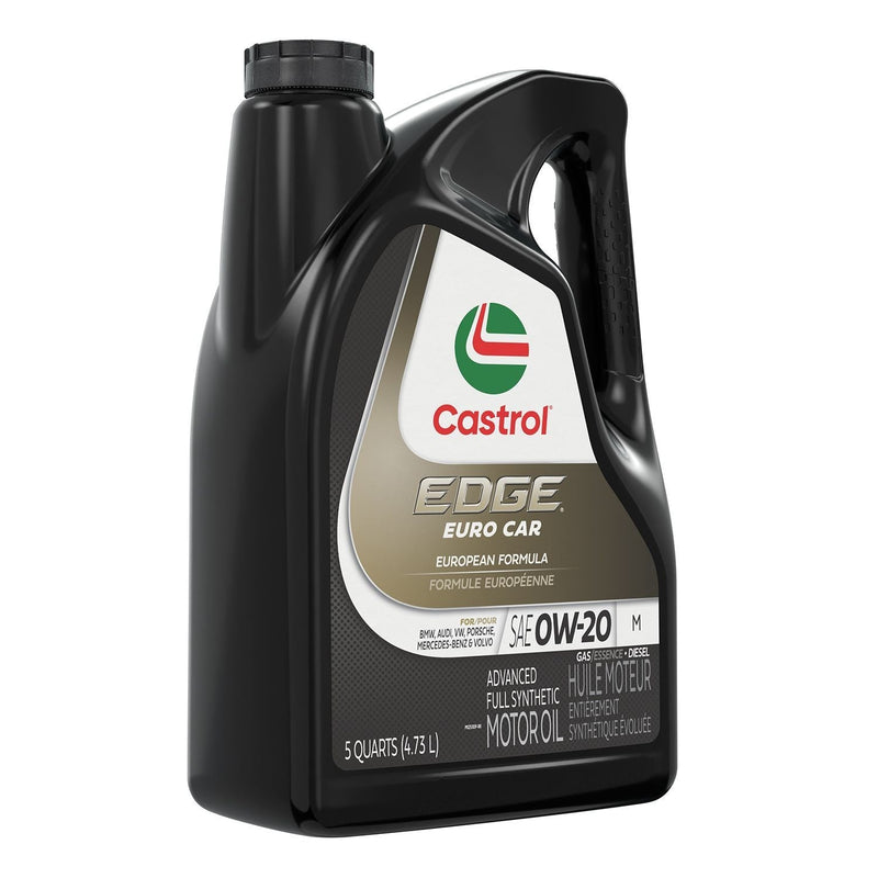 Castrol EDGE Synthetic Euro M 0W20 Motor Oil, 4.73-L Q6