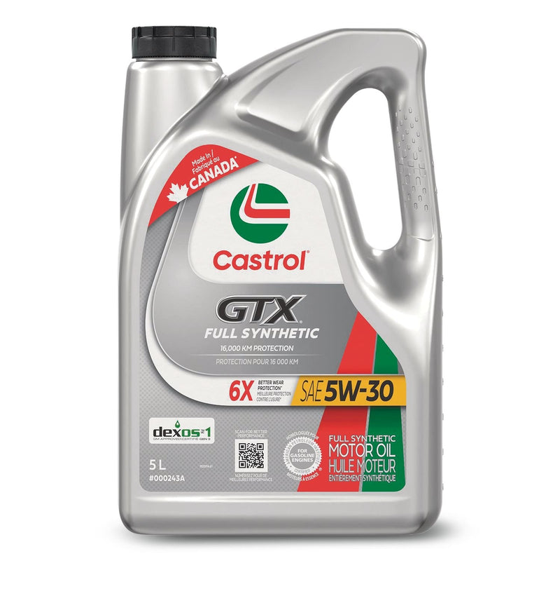 Castrol GTX Full Synthetic 5W30 Engine/Motor Oil, 5-L Jug N6