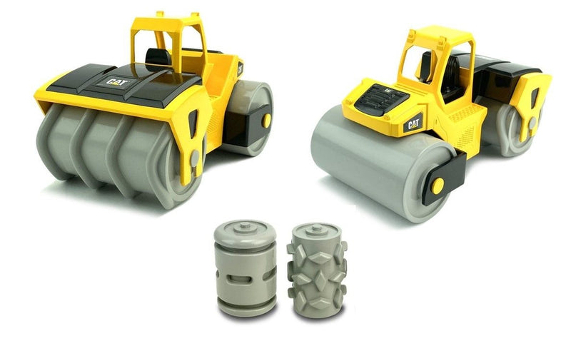 CAT Construction Mini Crew Road Roller Sand Set for Outdoor Play, Ages 5+ O0