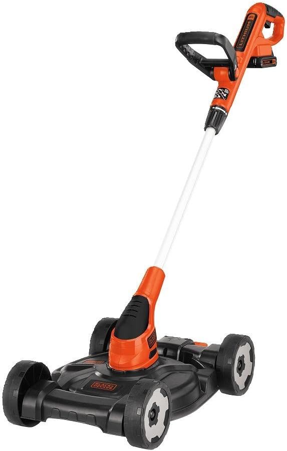 Combination String Trimmer, Lawn Mower, and Edger, Cordless 3-in-1 V4