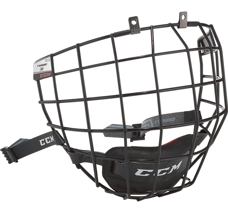 CCM 580 Senior Hockey Cage Mask, White F8