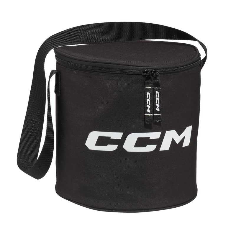 CCM Hockey Puck Bag, Black, 10-in T6