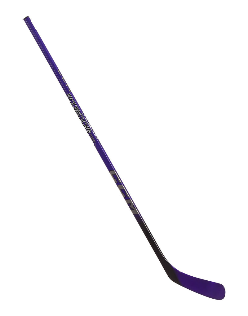 CCM Ribcor Prime Composite Hockey Stick, Youth, Purple/Black P8