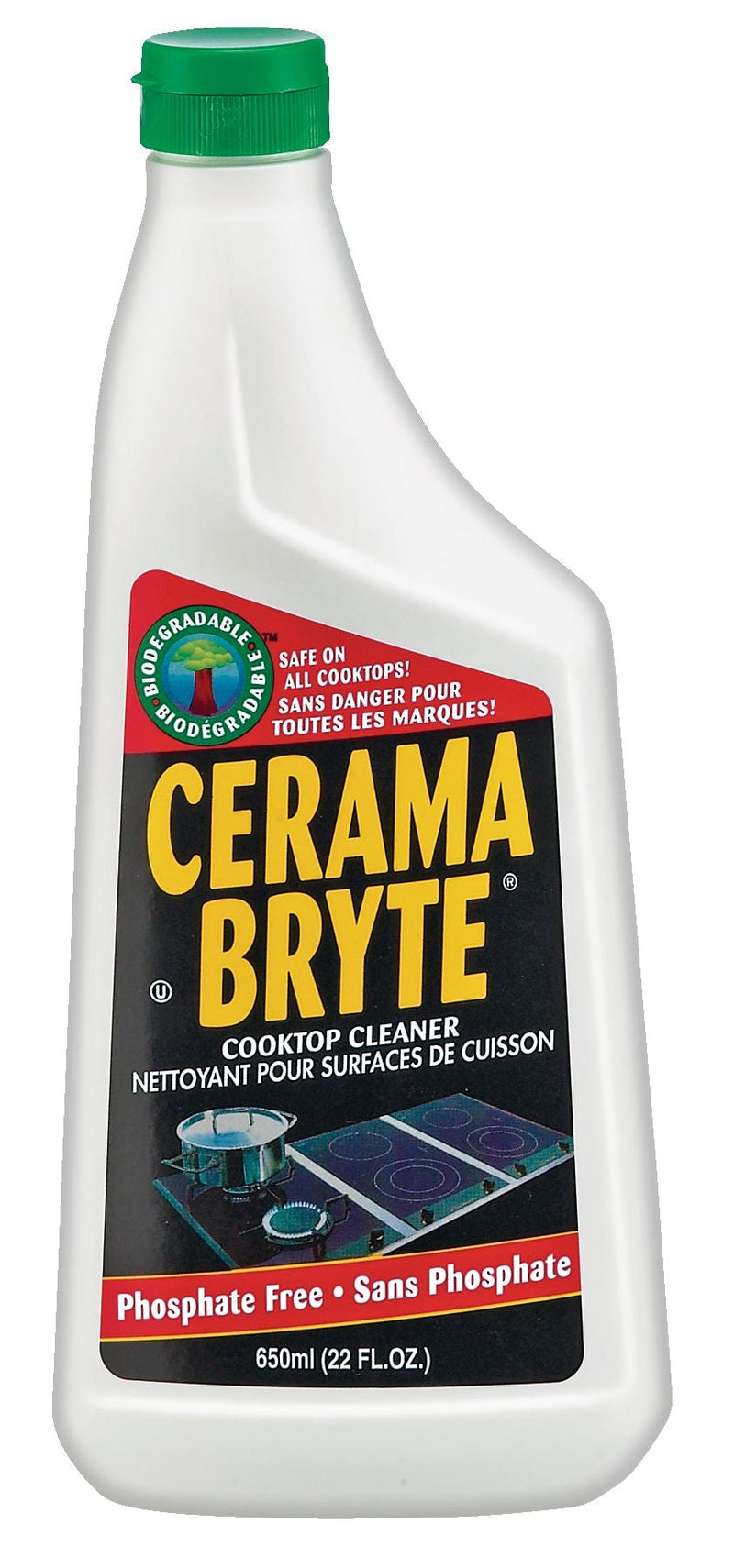 Cerama Bryte Ceramic Cooktop Cleaner, Biodegradeable, 650-mL I9