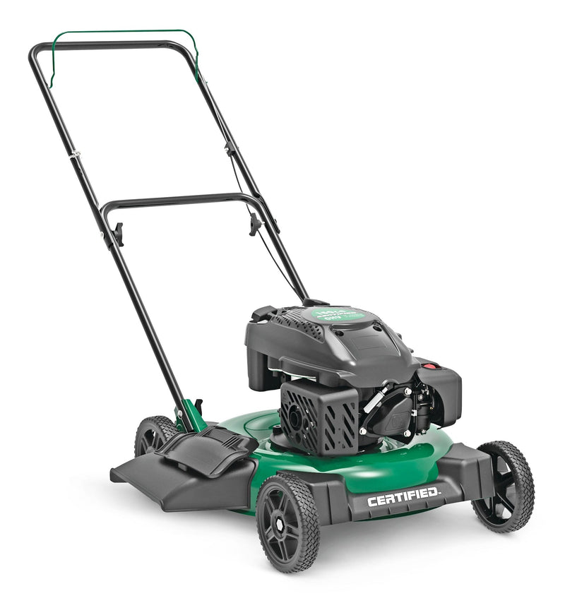 Certified 150cc 2-in-1 Gas Engine Walk Behind Push Lawn Mower with Side Discharge, 21-in V7