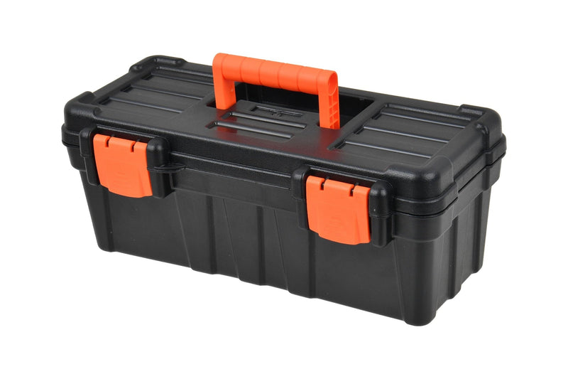 Certified 2.0 Sturdy Toolbox with Carry Tray, Black, 13-in D1