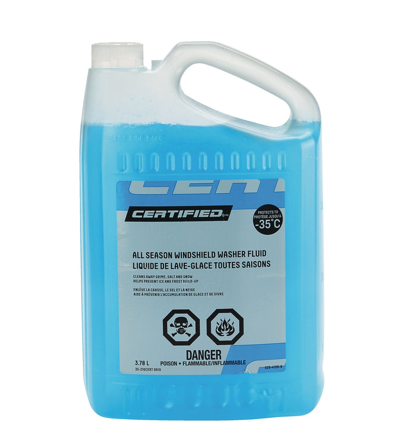 Certified All-Season Windshield Washer Fluid, -35°C, 3.78-L C5