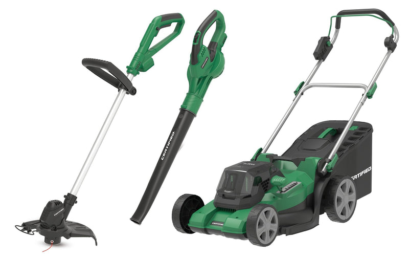 Certified Mower & Grass Trimmer Blower Combo, 17-in V3