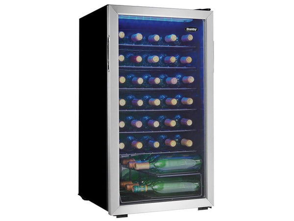 Danby 36 Bottle Free-Standing Wine Cooler in Stainless Steel (DWC036A1BSSDB-6) Y8