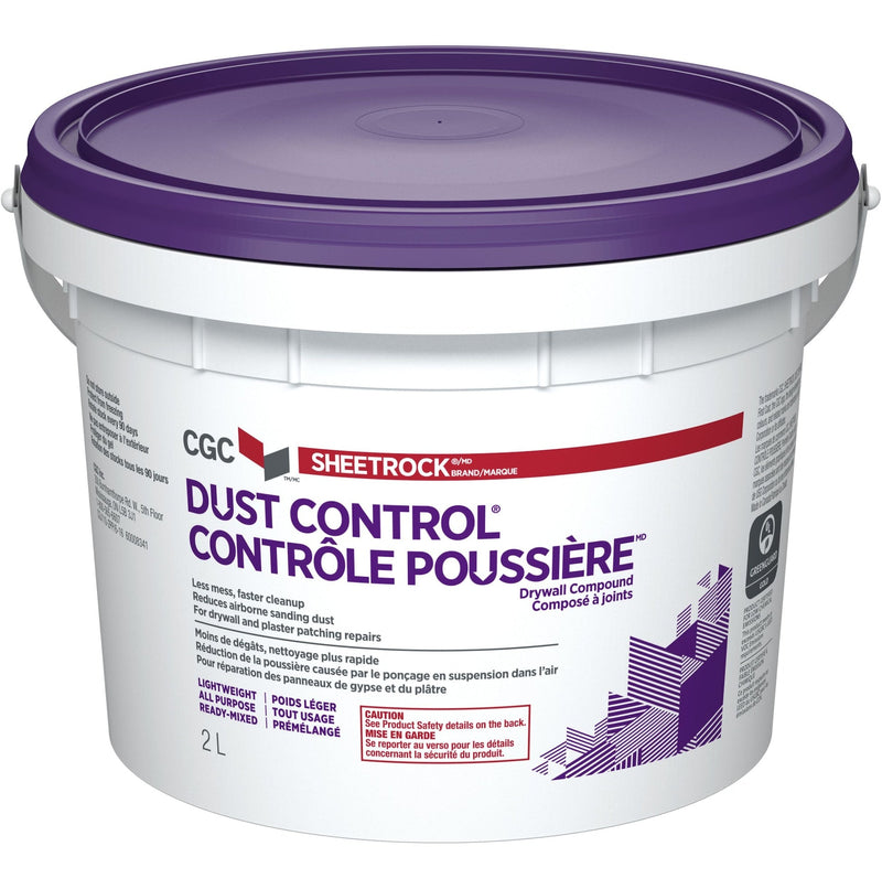 CGC Sheetrock Dust Control Drywall Compound, Ready-Mixed U7
