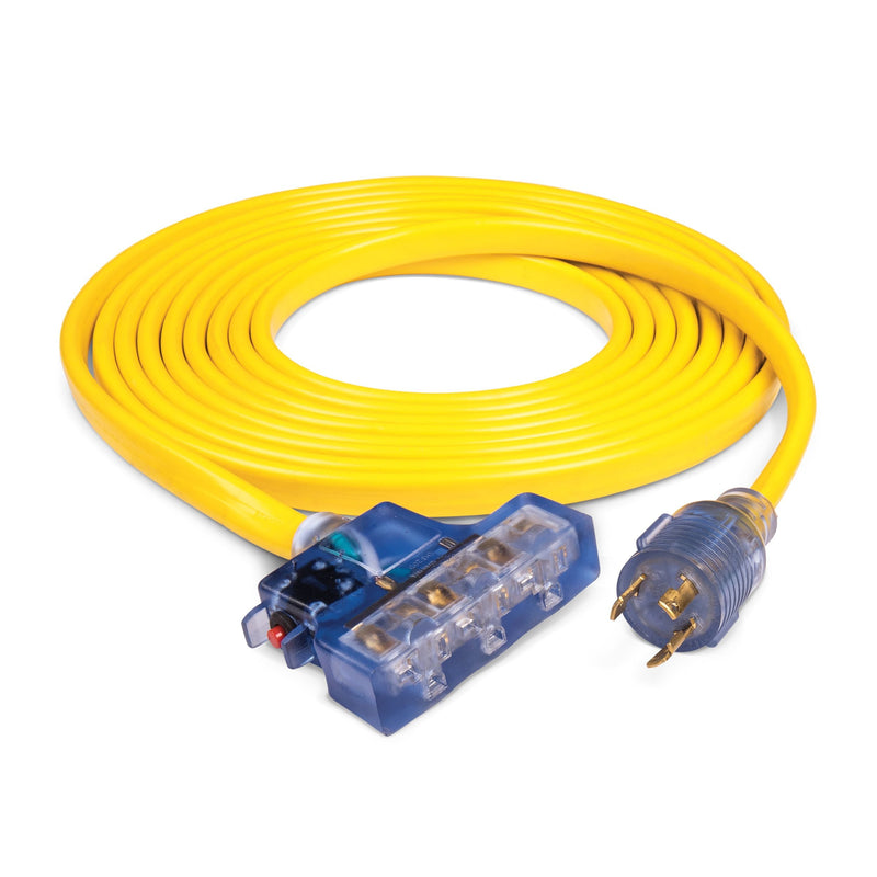 Champion 20A, 125V L5-30R Flat Design Generator Extension Cord, 25-ft Y5