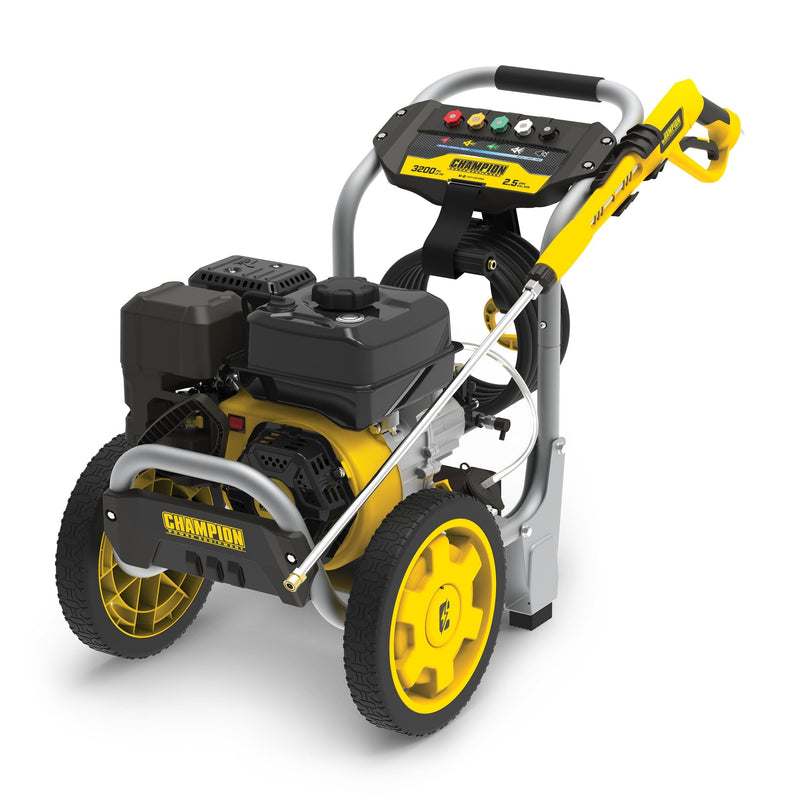 Champion Power Equipment 3200 PSI 2.5 GPM 224cc Engine Cold Water Wheeled Gas Pressure Washer O6