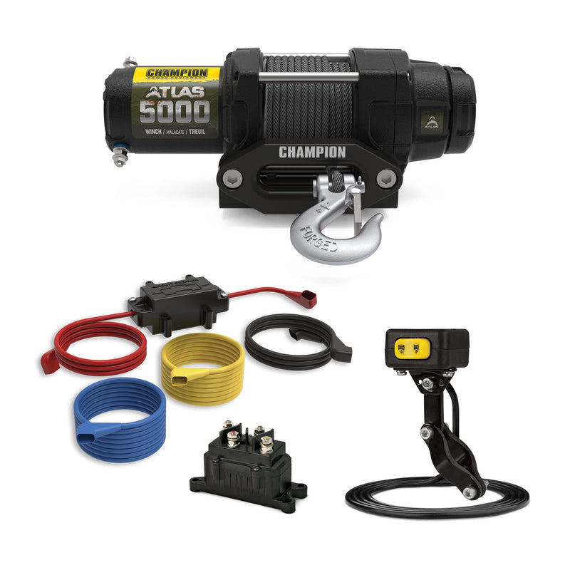 Champion Synthetic Winch Kit, 5000-lb H0