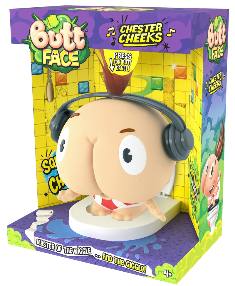 Chester Cheeks Butt Face Interactive Farting Toy N4