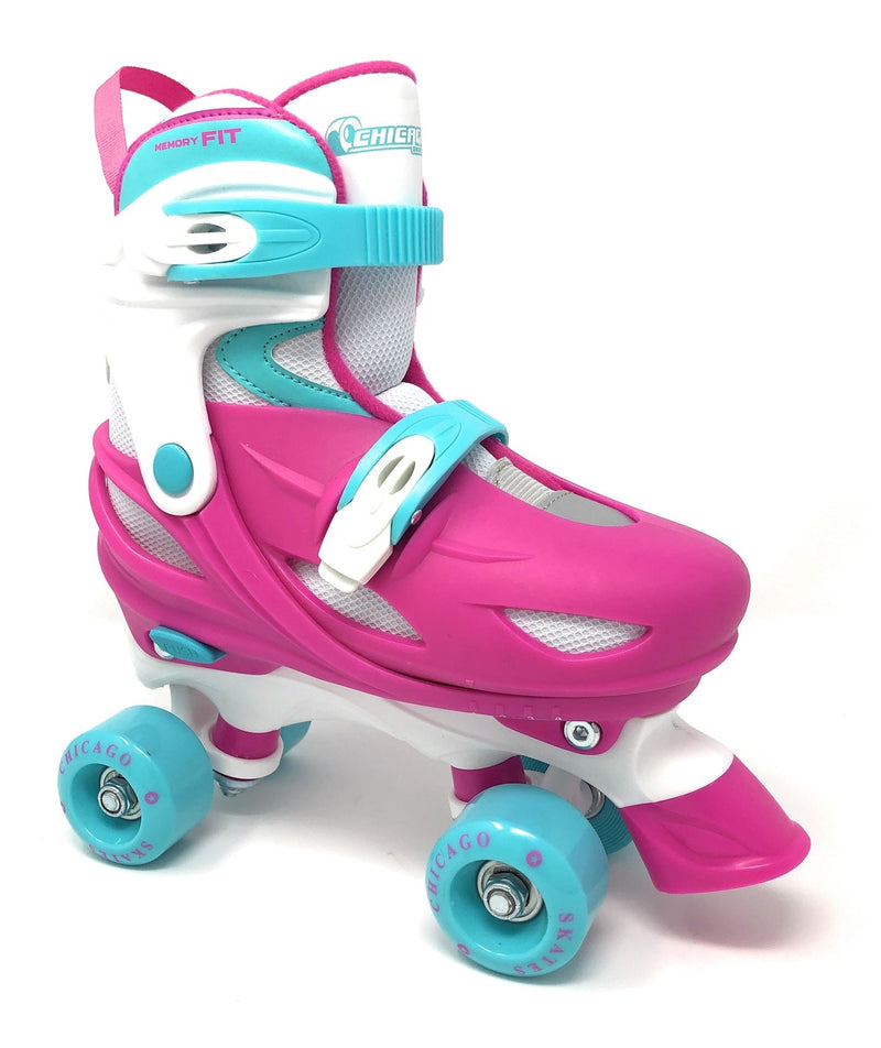 Chicago Skates Kids' Adjustable Roller Skates, Pink W2
