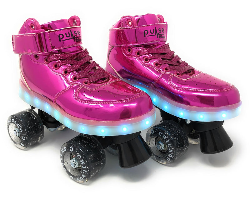 Chicago Skates Pulse LED Light Up Rollerskates, Pink G3