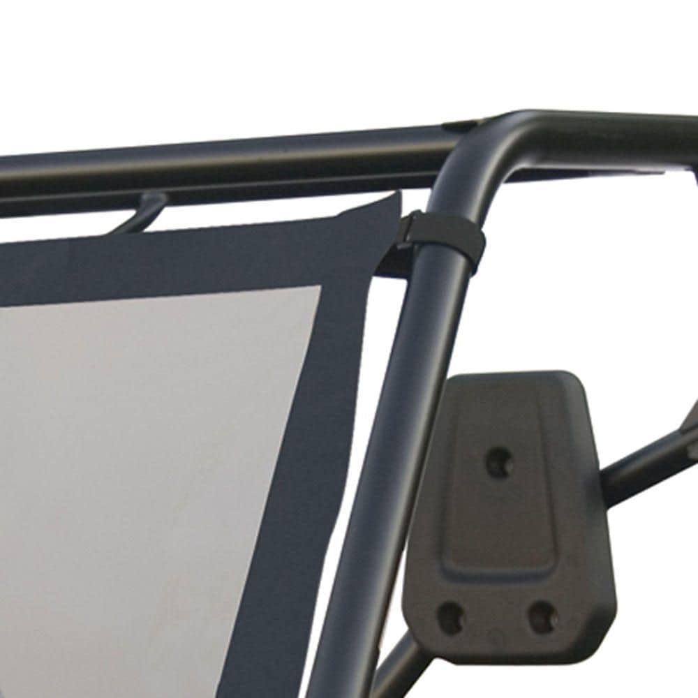 Classic Accessories 78627 QuadGear UTV Windshield for Kawasaki Mule 2500/3000 & Polaris Ranger, Black