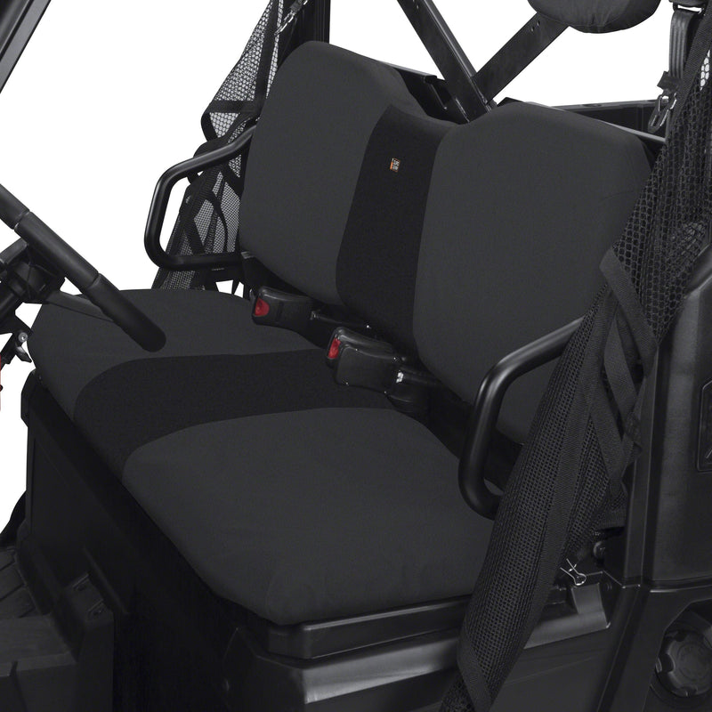 Classic Accessories QuadGear UTV Bench Seat Cover for Polaris Ranger XP/HD, Black T4