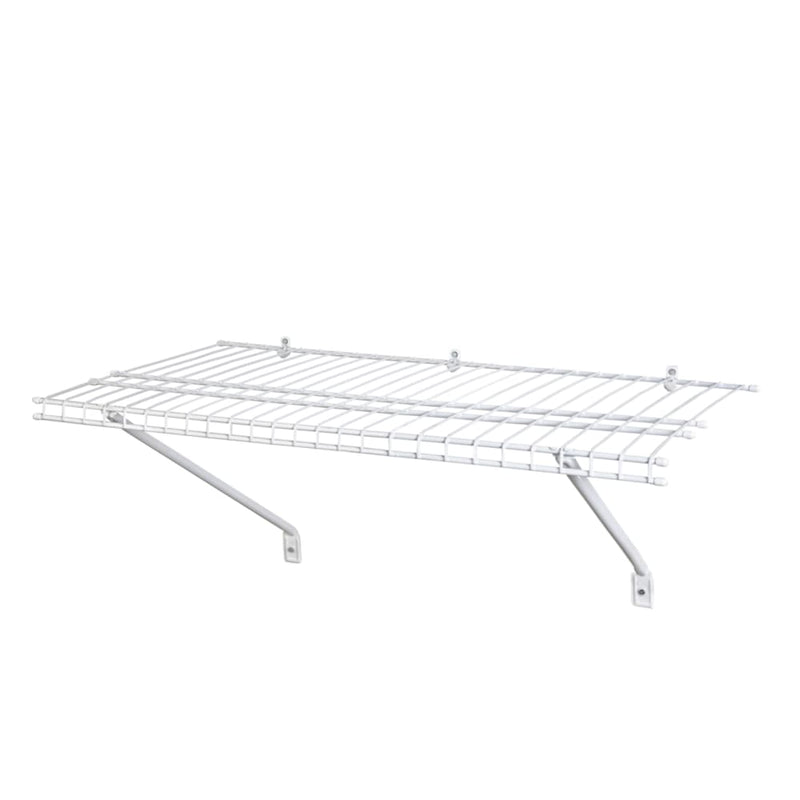 ClosetMaid Linen Wall Shelf Kit/Wire Closet Shelving, Assorted Sizes M4