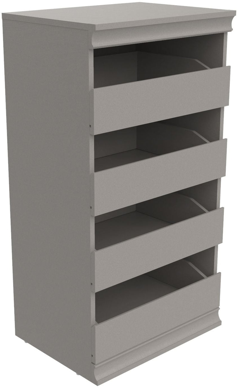 ClosetMaid Modular Stackable 4-Drawer Closet Storage Unit, Taupe N7