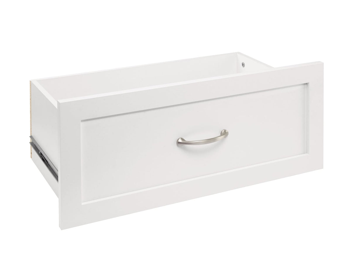 ClosetMaid Suite Symphony Laminate Wood Drawer, White, 25-in x 10-in