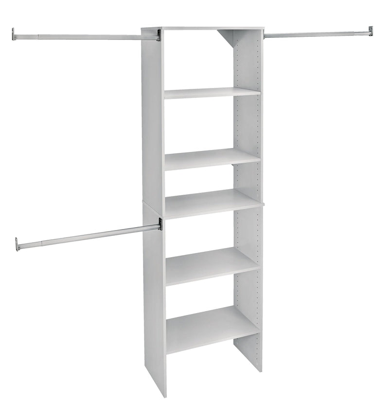 ClosetMaid Suite Symphony Starter Tower Kit, White, 25-in L5