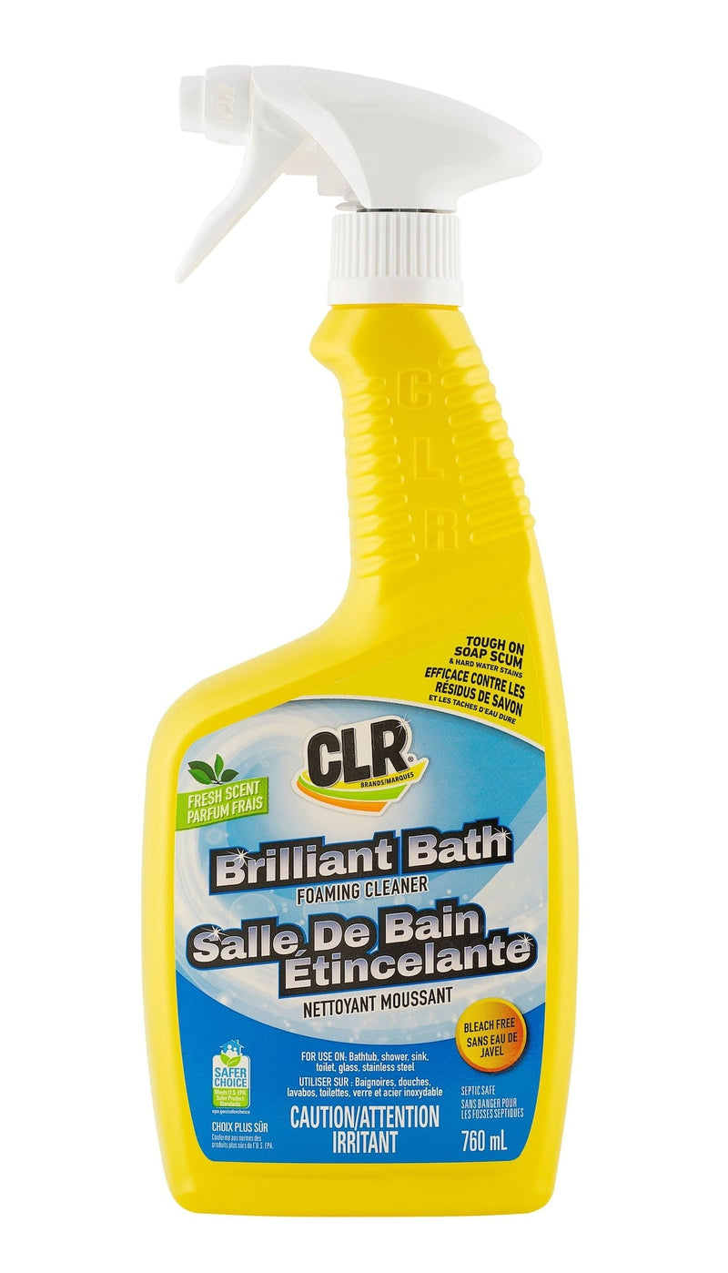 CLR Brilliant Bath Foaming Action Cleaner, 760 mL E5