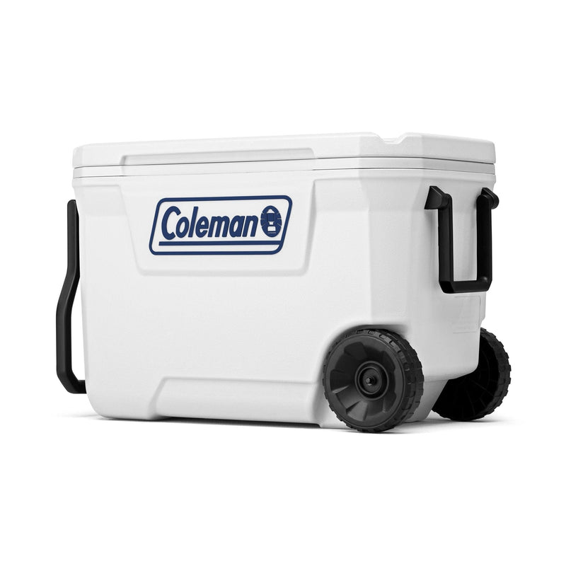 Coleman 316 Marine Series Wheeled Cooler, White, 62-QT I7