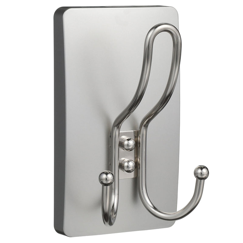 Command 10-lb X-Large Satin Nickel Damage Free Triple Hook T2