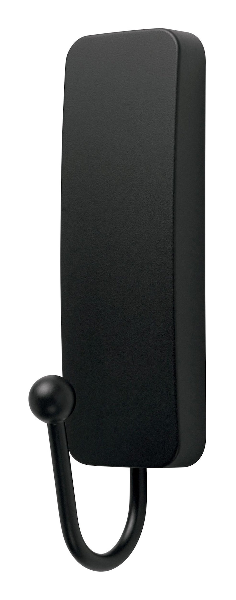 Command Medium Decorative Hook with Adhesive Strips, Matte Black, 3-lbs, 1 Strip per Pack R6