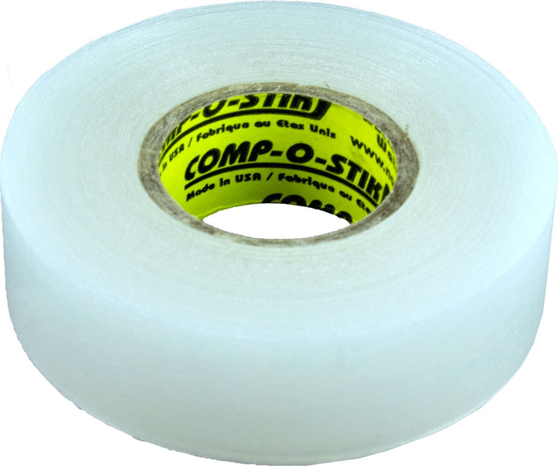 Comp-o-stik Hockey Shin Pad Tape, Clear, 24-mm x 15-m, 3-pk L5
