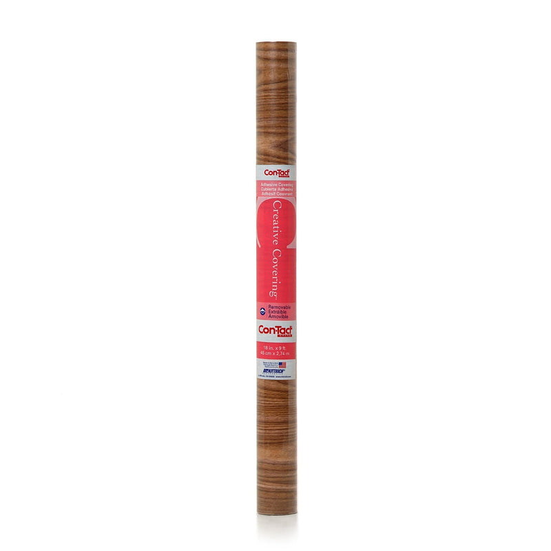 Con-Tact Creative Covering Removable Adhesive Shelf/Drawer Liner, Light Oak, 18-in x 9-ft G8