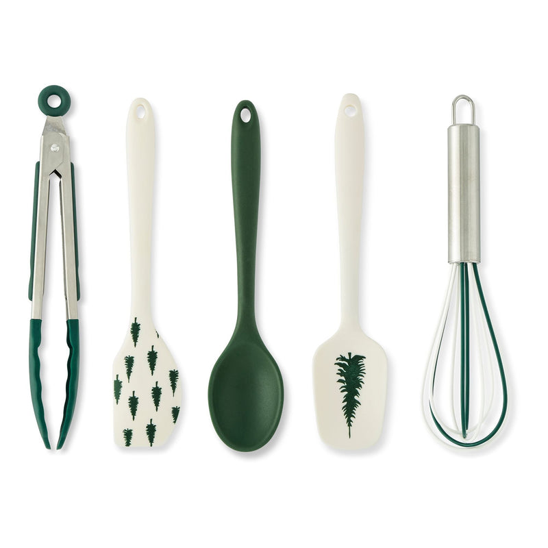 Core Home Evergreen Stain-Resistant Mini Utensils Set, 5-pc O3