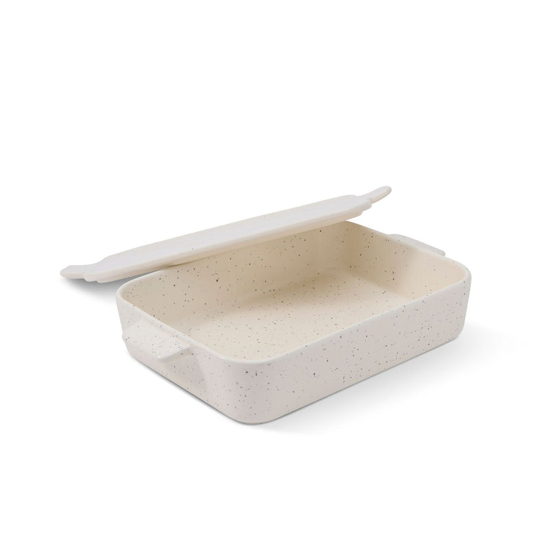Core Kitchen White Non-Stick Stoneware Pan with Lid N2
