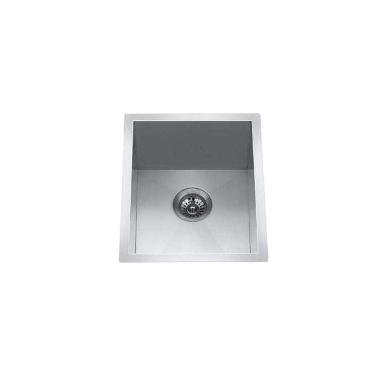 CraftX 15-in Type 304 Stainless Steel Zero Bar Sink G3