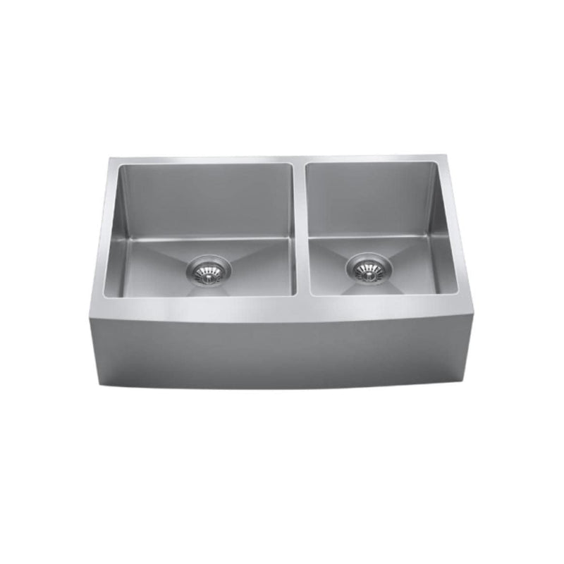 CraftX Type 304 Stainless Steel Front Double Bowl Sink D1