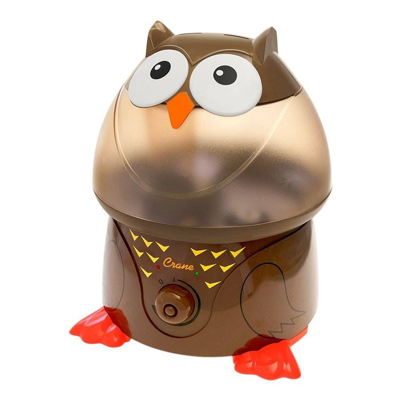 Crane Pediatric Cool Mist Humidifier with Vapor Tray and Diffuser, Owl J4